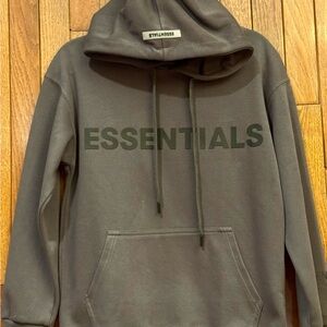 Essentials Dark Gray Hoodie for Men